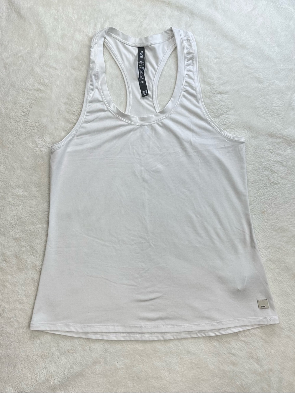 Vuori Lux Performance Tank Top White Size Large VW108